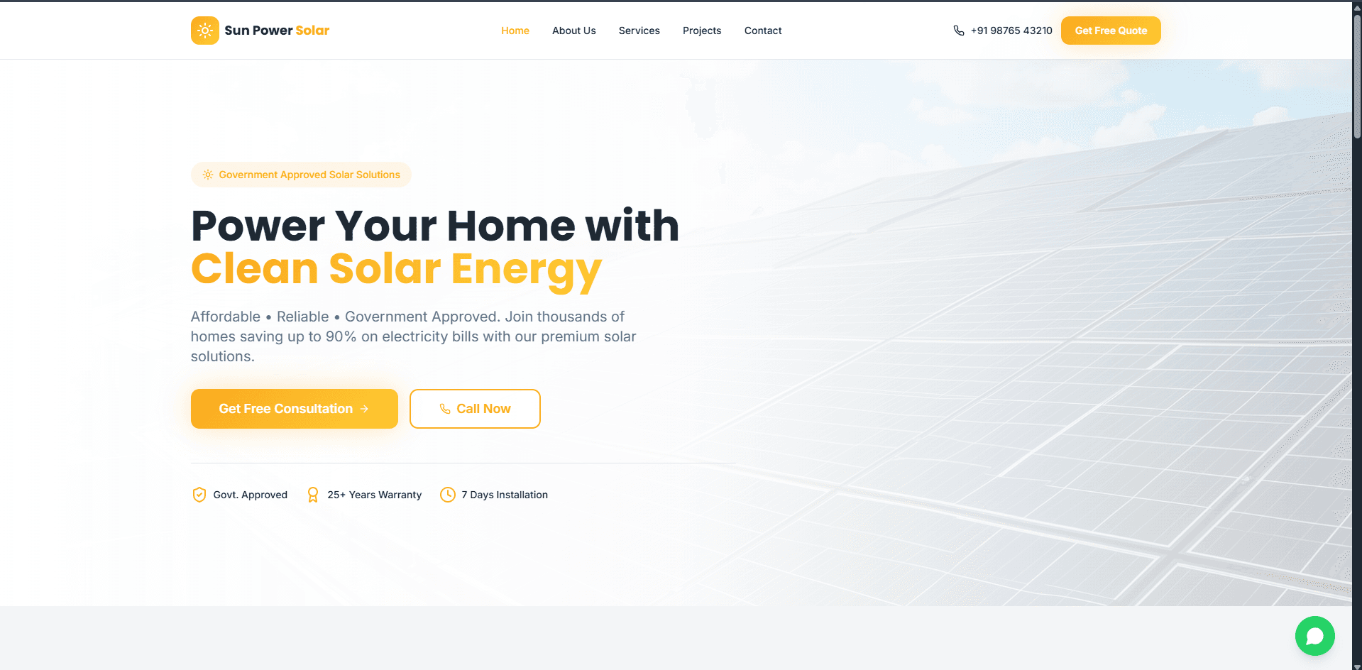 Solar Spark – Solar Energy Website